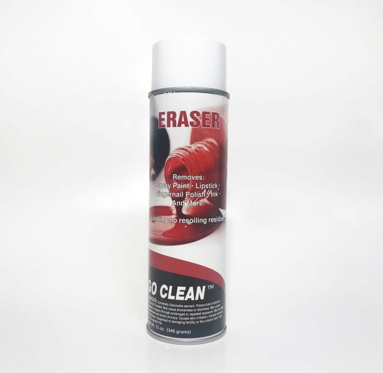 Eraser | Spray on remover for hard surfaces | Nail poilsh, Paint, Lip Stick and more - Cleaning Supply Warehouse