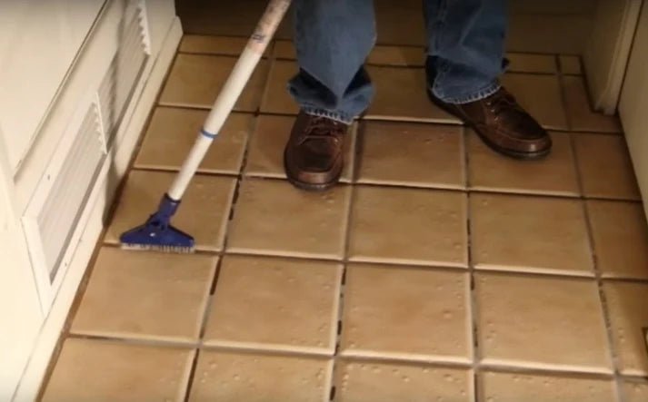 Large Stainless Steel Grout Cleaning Brush - Cleaning Supply Warehouse