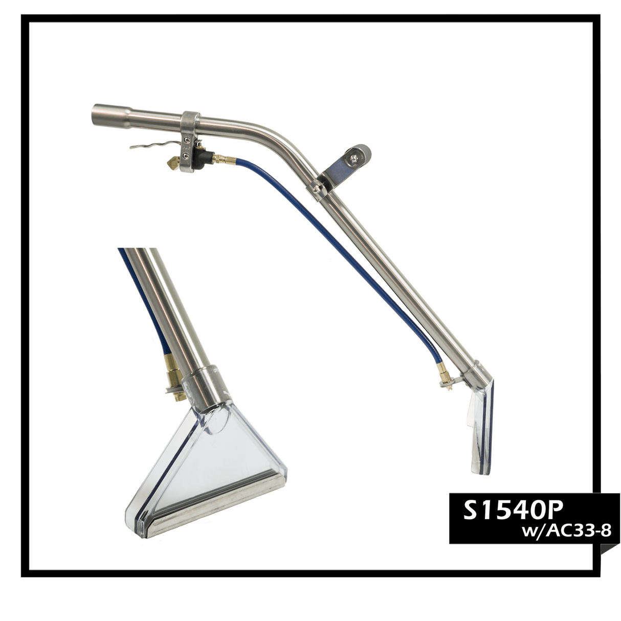 PMF Super Economy 30” Stair cleaning wand (Clear Head) - Cleaning Supply Warehouse