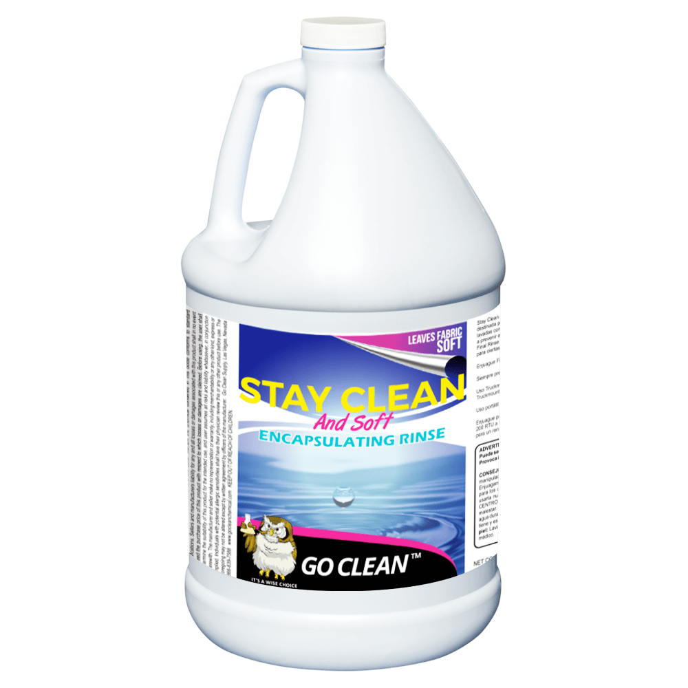 Stay Clean and Soft | Go Clean | Encapsulation Cleaning Rinse | encap - Cleaning Supply Warehouse
