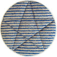 15" Micro Fiber Pad with Blue Scrubbing Strips | Trinity OP Machine | Encap cleaning pad - Cleaning Supply Warehouse