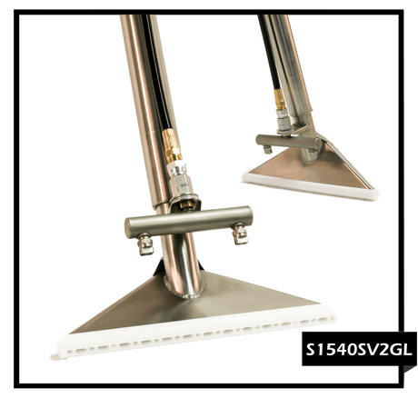 30” 2 jet swivel Stair Tool with Teflon Glide - Cleaning Supply Warehouse