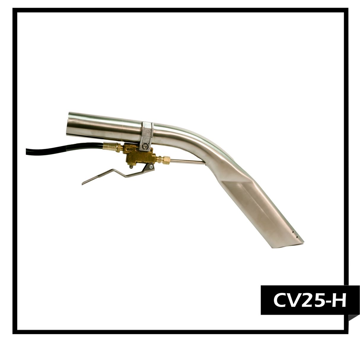Curved Handle crevice tool internal spray