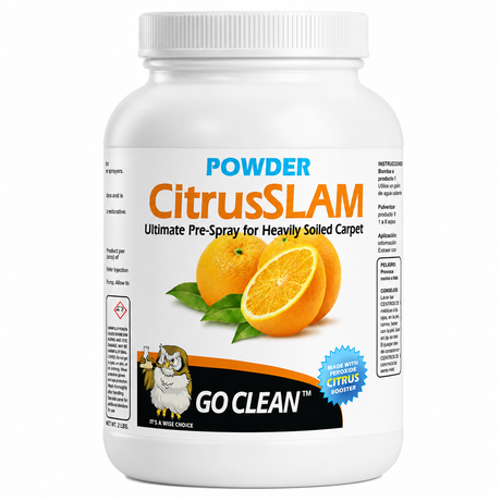 Citrus Slam Powder Pre Spray - Traffic Lane Cleaner - Citrus Carpet Cleaning Chemical