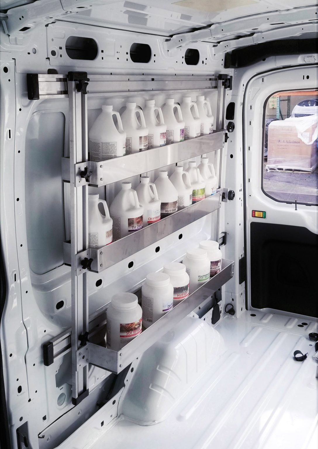 Hydramaster Hydrashelf | Adjustable Truck Mount Shelving Kit | Fully Customizable