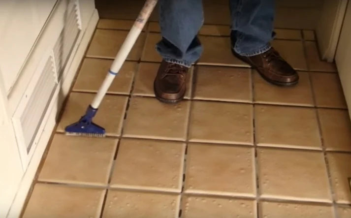 Large Stainless Steel Grout Cleaning Brush