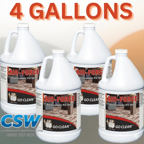 BIO FORCE - HEAVY DUTY Carpet Pre Spray - Enzyme + Powdered Carpet Cleaning Solution - Cleaning Supply Warehouse