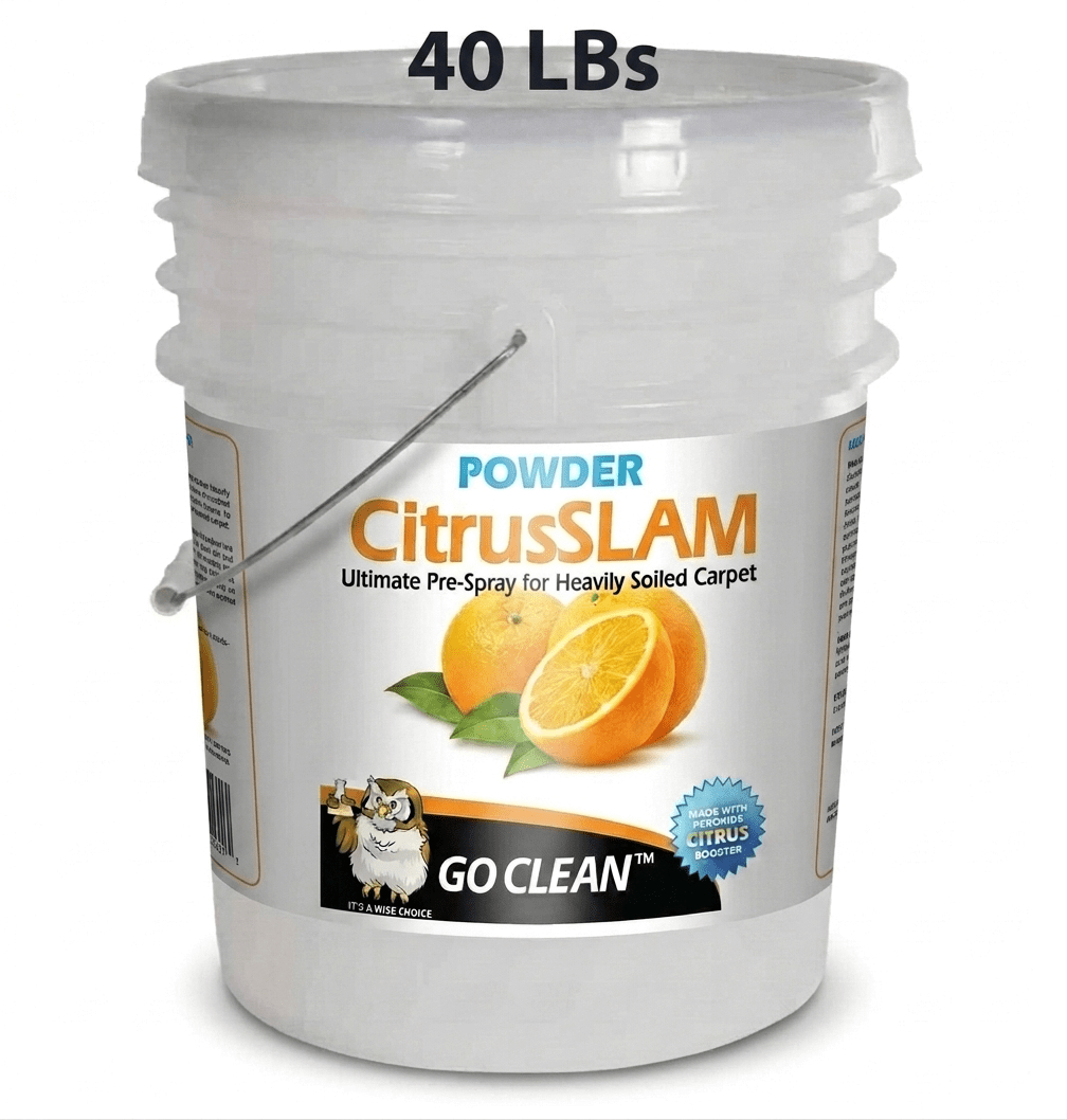 Sale Citrus Slam Powder, Free shipping. Carpet Cleaning PreSpray Carpet Cleaning Chemical solution. Cleaning Supply Warehouse