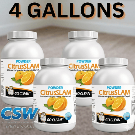 Citrus Slam Powder Pre Spray - Traffic Lane Cleaner - Citrus Carpet Cleaning Pre Spray - Cleaning Supply Warehouse