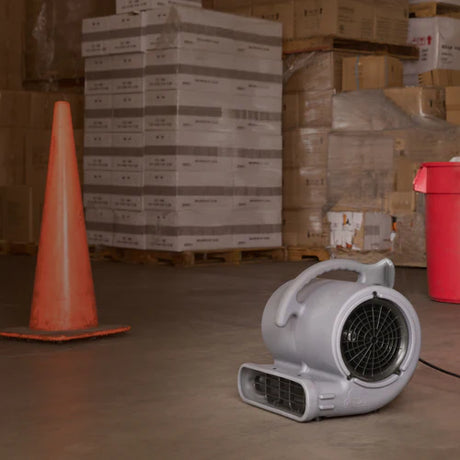 B-Air VP-50 ½ HP Commercial Air Mover & Blower Fan: grey