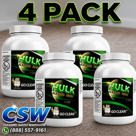 Hulk Alkaline Rinse - Carpet Cleaning Fiber Rinse - Best Fiber Rinse on The Market! - Cleaning Supply Warehouse