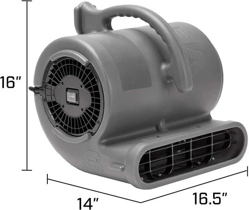 B-Air VP-50 ½ HP Commercial Air Mover & Blower Fan: grey