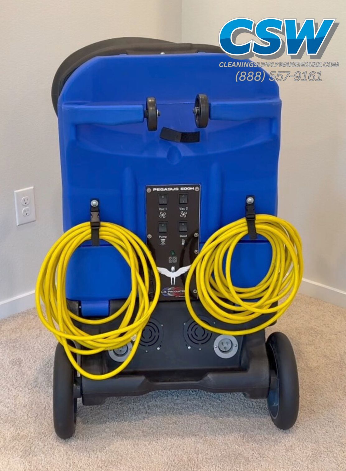 NEW! Pegasus PRO 500H Heated Portable Carpet Extractor ON SALE! - Cleaning Supply Warehouse