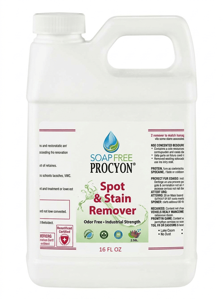 Procyon - Soap Free Spot & Stain Remover - Carpet Cleaning Chemical - Natural Cleaner - Odor Free - Cleaning Supply Warehouse