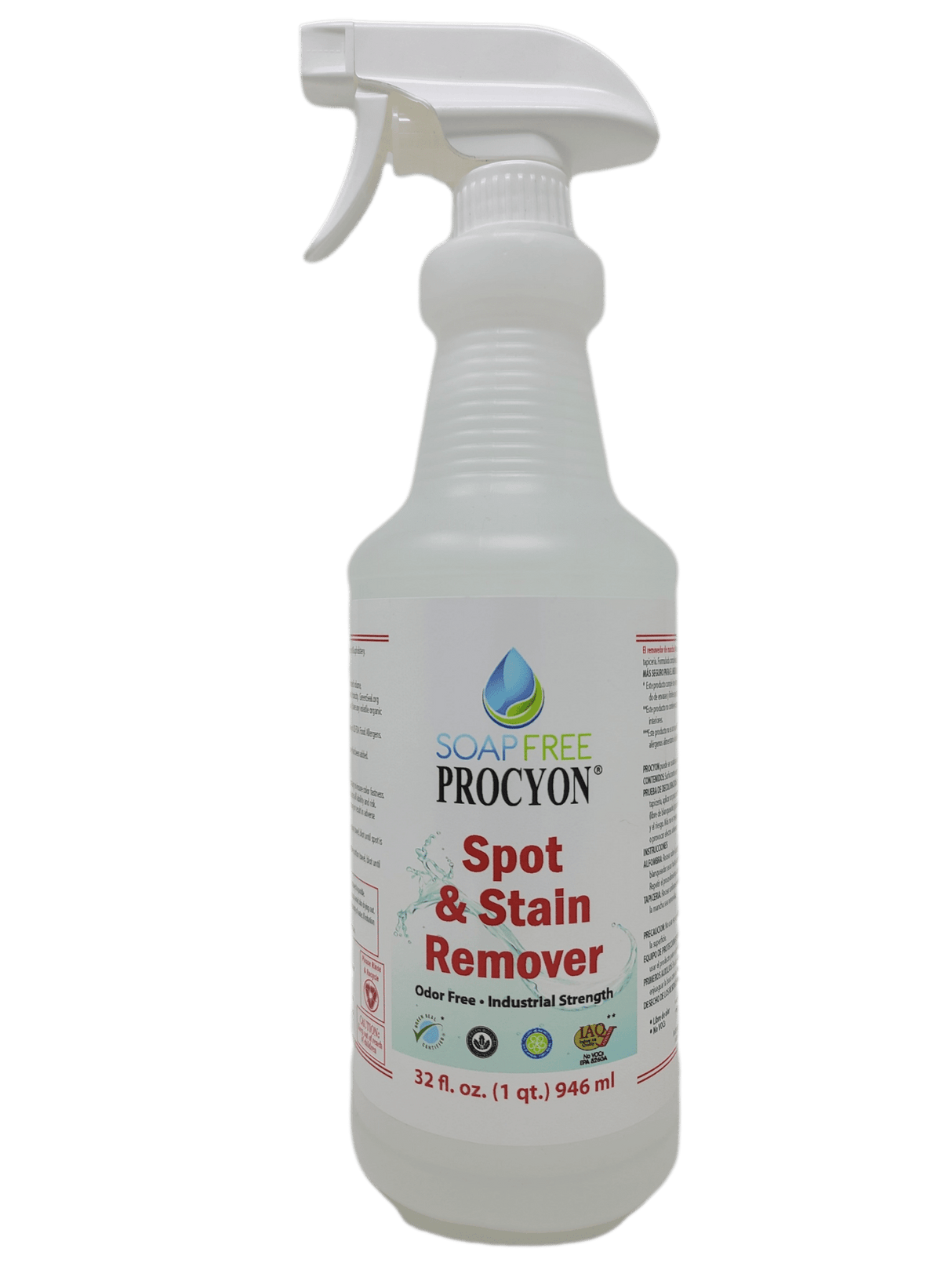 Procyon - Soap Free Spot & Stain Remover - Quart - Cleaning Supply Warehouse